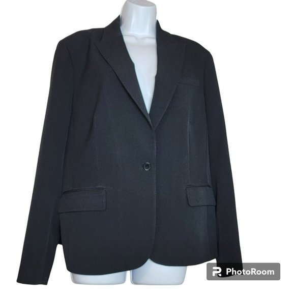 Navy Vintage Wool Blazer Size - 12 or a small 14